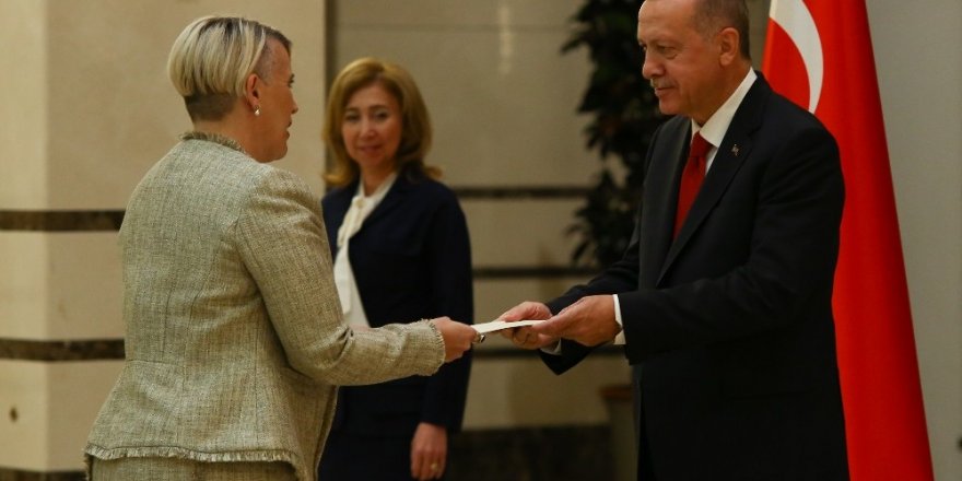 Cumhurbaşkanı Erdoğan, İrlanda Büyükelçisini kabul etti