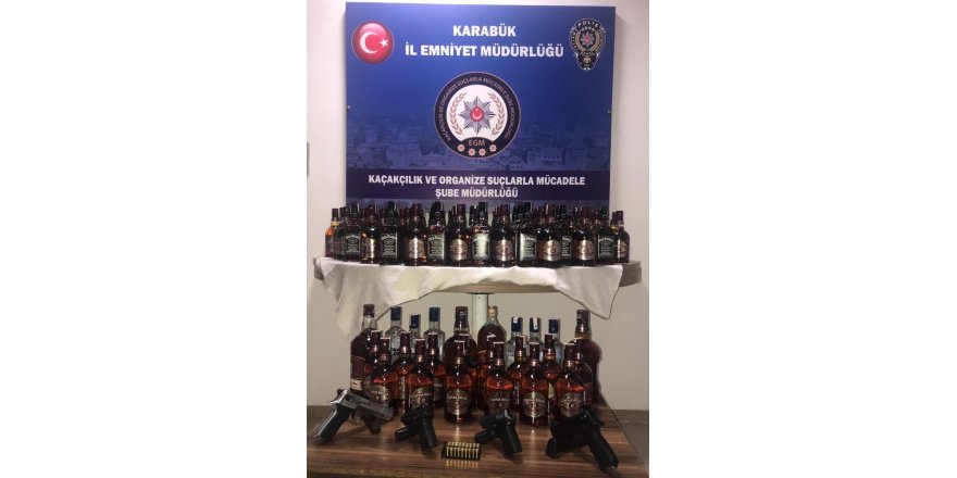Karabük’te kaçak içki operasyonu