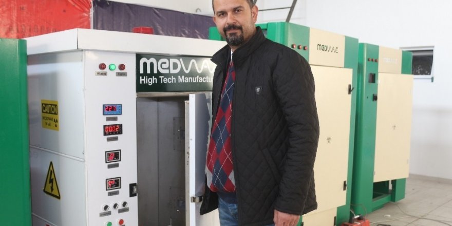 Van’da tıbbi atıkları dezenfekte eden cihaz üretildi