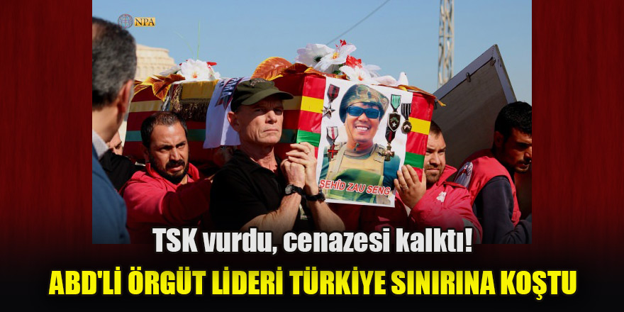 TSK vurdu, cenazesi kalktı! ABD'li örgüt lideri Türkiye sınırına koştu