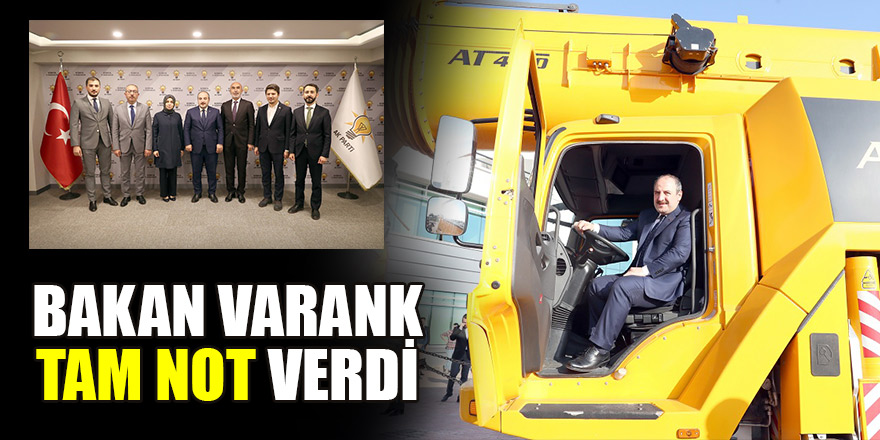 Bakan Varank tam not verdi