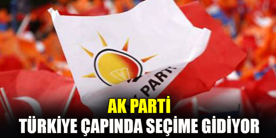 AK Parti, Türkiye çapında seçime gidiyor