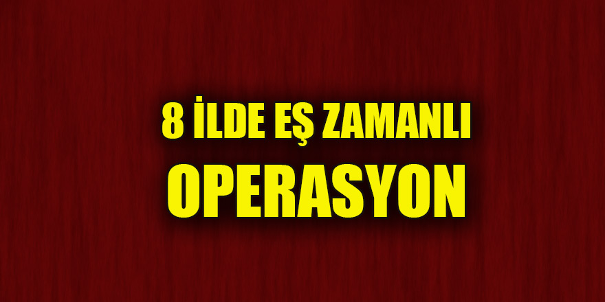 Nargile tütünü kaçakçılığı yapanlara 8 ilde operasyon