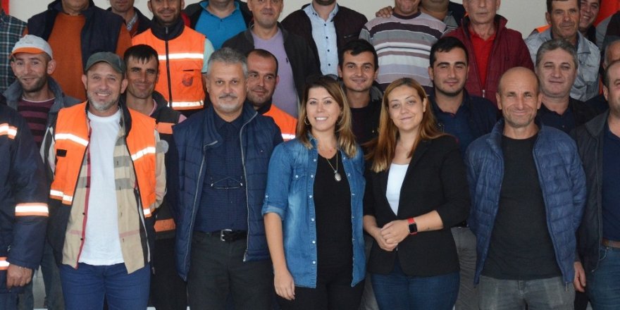 Belediye personeline iş sağlığı ve güvenliği eğitimi verildi