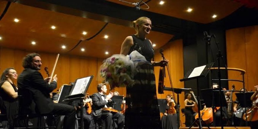 BBDSO keman sanatçısı Rebekka Hartmann'ı ağırladı