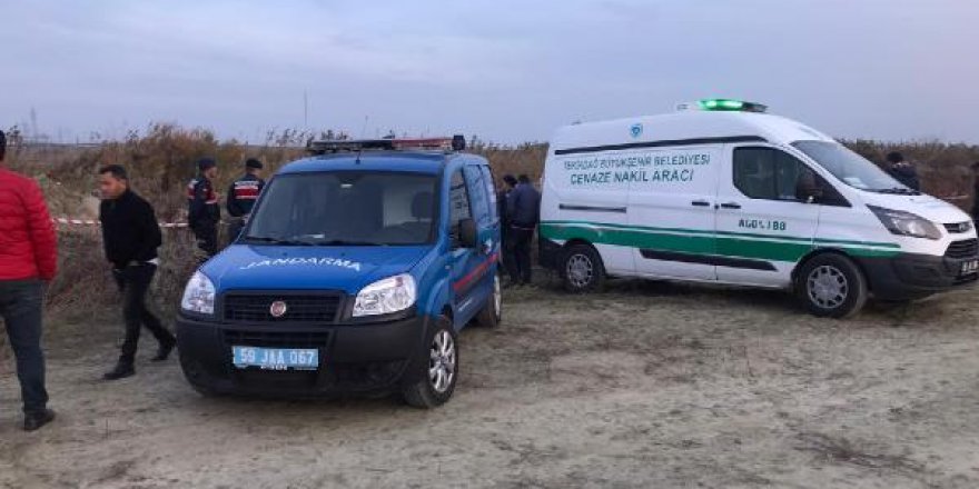 Tekirdağ'da, dere yatağında erkek cesedi bulundu