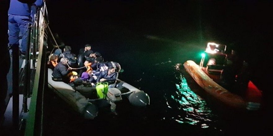 Didim’de 34 düzensiz göçmen yakalandı
