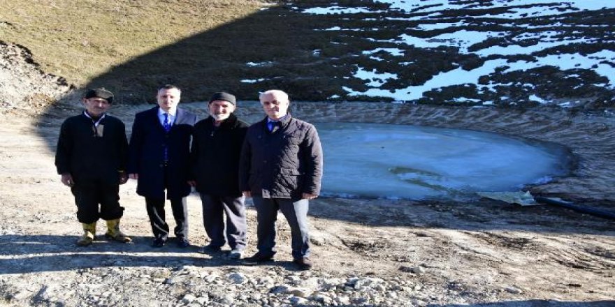 Dipsiz Göl'e su verilmeye başlandı