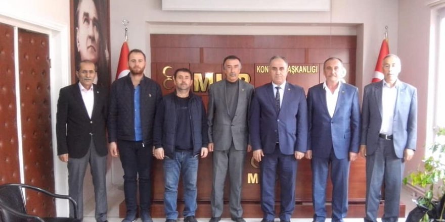 MHP Yunak'dan Remzi Karaarslan'a hayırlı olsun ziyareti
