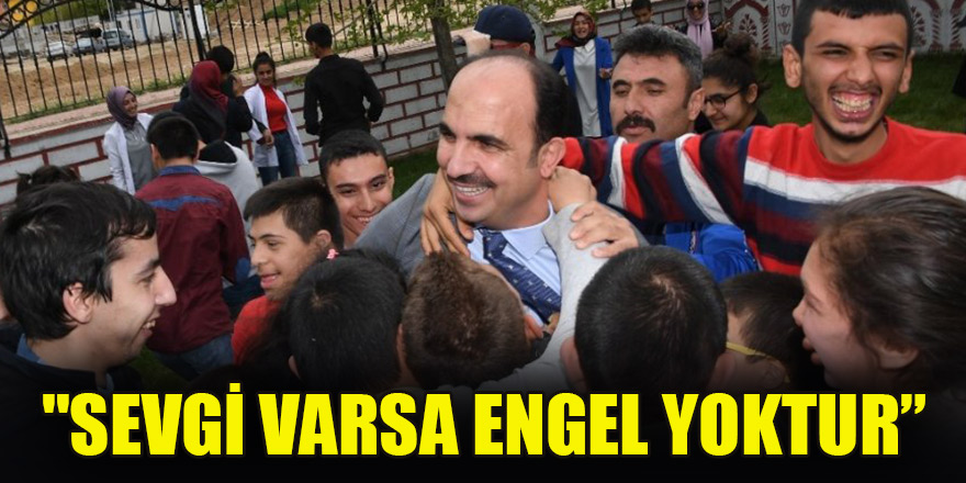 Başkan Altay: "Sevgi varsa engel yoktur”