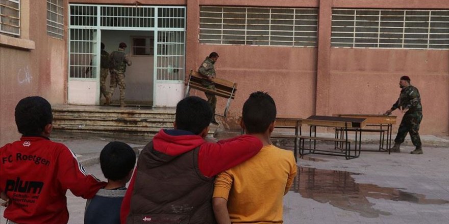 Rasulayn'daki okullarda terörün izleri siliniyor
