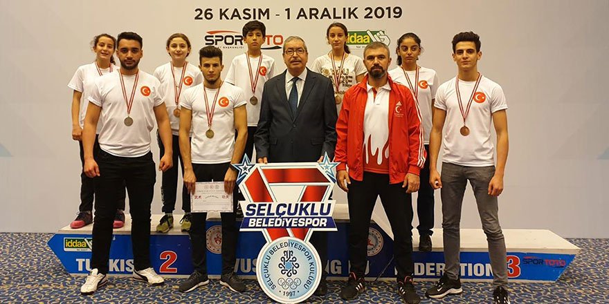 Selçuklu Belediyespor’dan madalya şovu