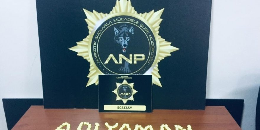 Adıyaman’da uyuşturucu hap ele geçirildi