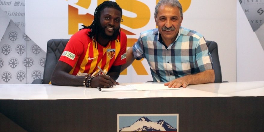 Kayserispor Adebayor ile yolları ayırdı