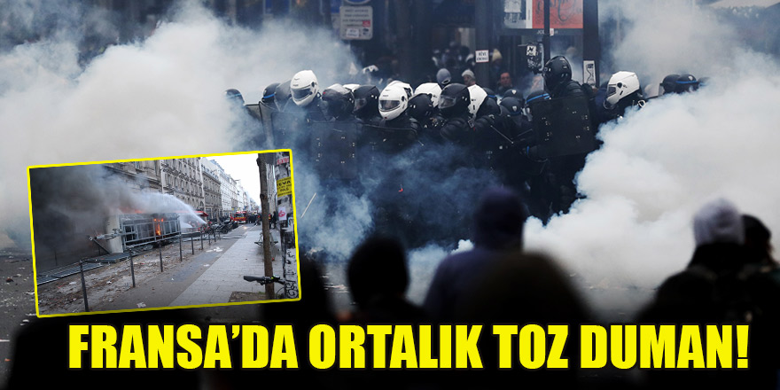 Fransa karıştı! Katılım 500 bini buldu