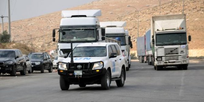 BM’den İdlib’e 41 TIR insani yardım