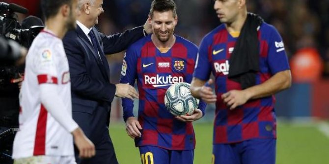 Messi’den tarihi hat-trick