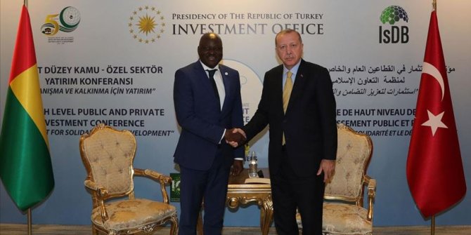 Cumhurbaşkanı Erdoğan, Gine-Bissau Başbakanı Gomes'i kabul etti