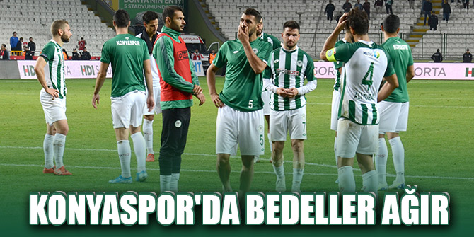 Konyaspor'da bedeller ağır