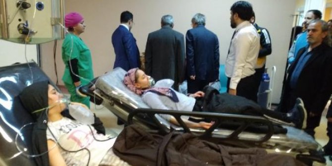 Çorum'da kız öğrenci yurdunda zehirlenme: 105 kişi hastaneye kaldırıldı