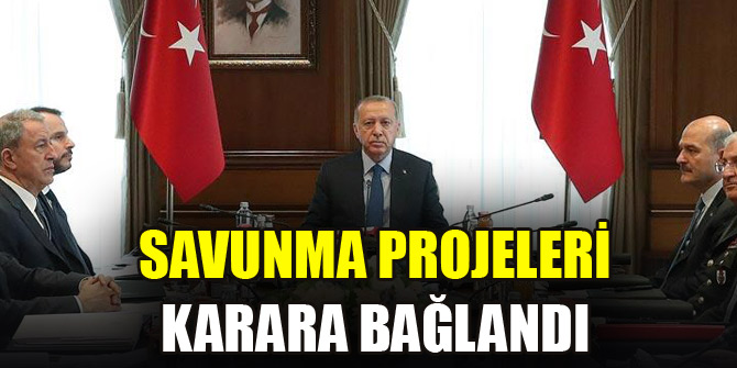 Savunma Sanayii İcra Komitesi, savunma projelerini karara bağladı