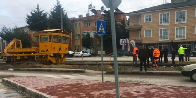 Ray bakım aracının çarptığı kadın öldü