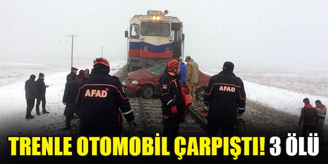 Kars’ta tren kazası: 3 ölü