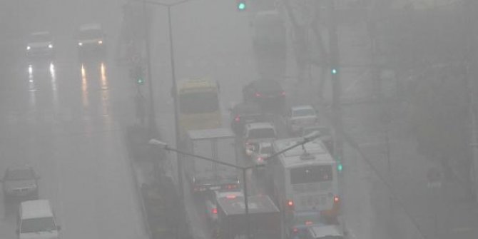 Gaziantep'te ulaşıma sis engeli