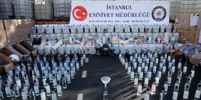 İstanbul merkezli 9 ildeki sahte içki operasyonunda gözaltı sayısı 80'e yükseldi