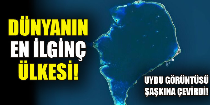Deniz üzerinde göl gibi! Dünyanın en ilginç ülkesi
