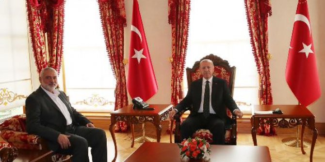 Cumhurbaşkanı Erdoğan Hamas Siyasi Büro Başkanı Haniye ile görüştü