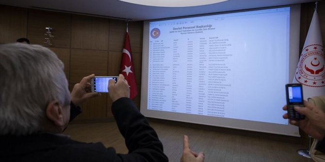 572 şehit yakını, gazi ve gazi yakınının ataması gerçekleştirildi