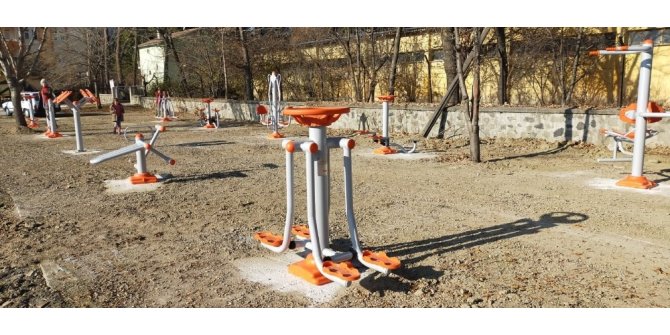 Kulübelerin yerine spor ve kondisyon aletleri yerleştirildi