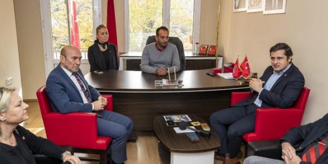 Tunç Soyer, cezaevindeki Burak Oğuz'u ziyaret etti