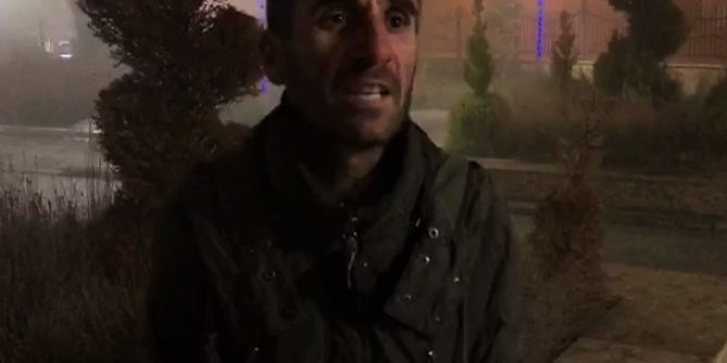 O şahıs, çekilen videosunun çarpıtılmasına tepki gösterdi