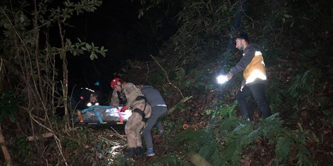 Rize’de kestikleri ağaç üzerlerine devrilen çift öldü