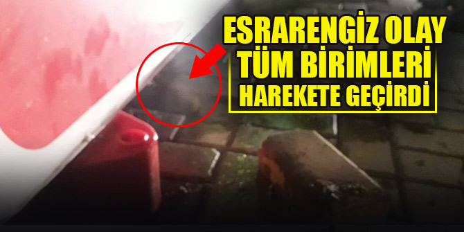 Esrarengiz olay tüm birimleri harekete geçirdi