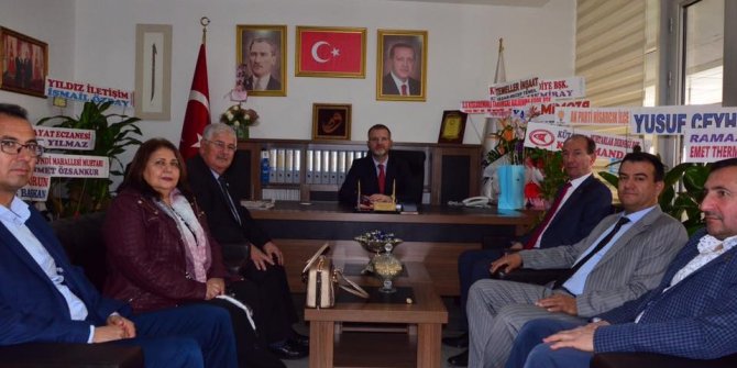 Şaphane heyetinden Başkan Ceyhun’a ’Hayırlı olsun’ ziyareti