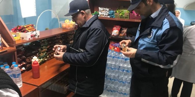 Gebze’de kantinlerde şırınga çikolata denetimi