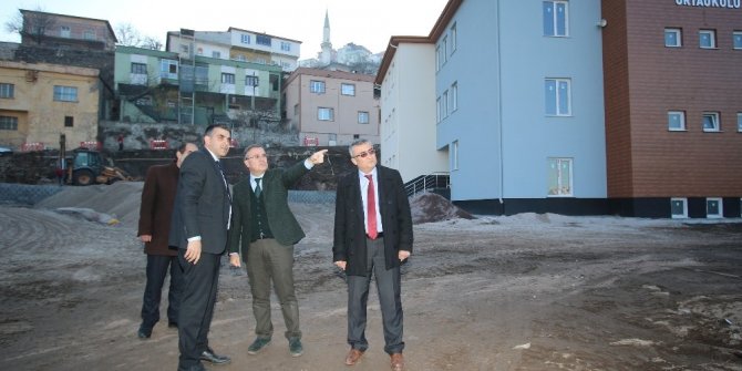 Kentsel dönüşüm projesi modern sosyal donatılarıyla yükseliyor