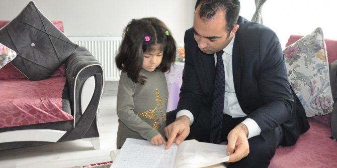 ’Evde eğitim’ öğrencisi İrem Matur’a ziyaret