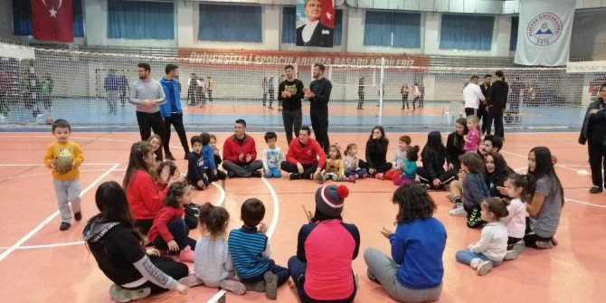 ERÜ Spor Bilimleri 55 öğrenciyi misafir etti
