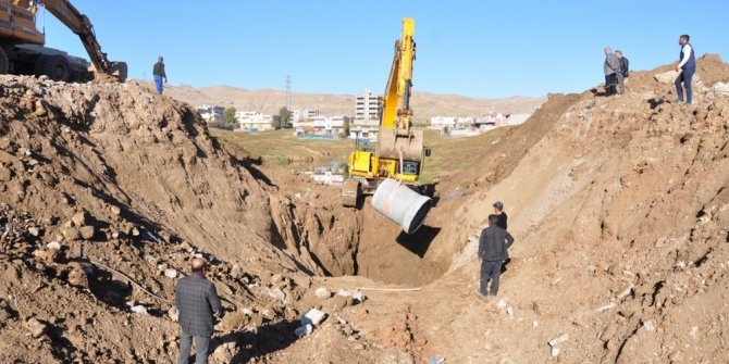 Cizre’de altyapı çalışmaları