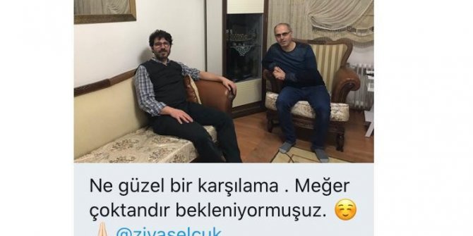Erzurum’da veli öğretmen el ele