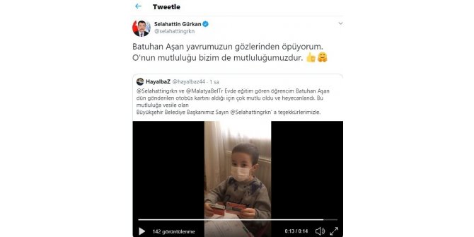 Başkan Gürkan’dan örnek davranış