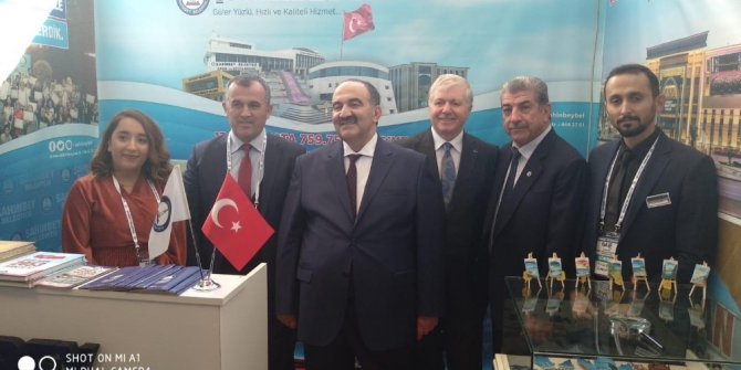 Şahinbey Belediyesi’nin GAİF standına yoğun ilgi