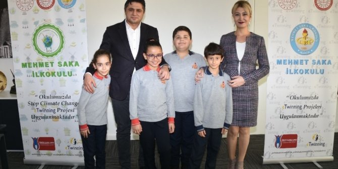 İklim değişikliğine dikkat çekip Başkan Acar ile röportaj yaptılar