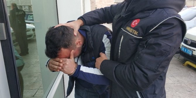 Evinden uyuşturucu satan genç tutuklandı