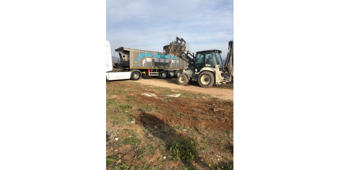 Kimyasal atık kaldırılıyor