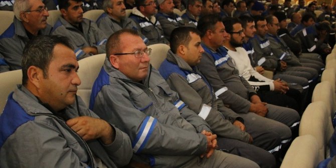 Vektörel mücadele ekibine iş sağlığı eğitimi